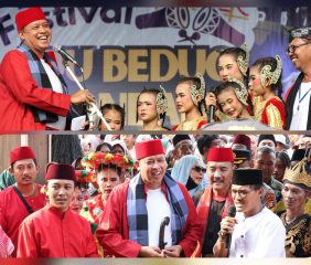 Tri Adhianto Ajak Lestarikan Budaya: festival adu bedug dan dondang ke-19 meriahkan mustika jaya