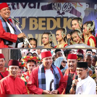 Mustika Jaya Gelar Festival Adu Bedug dan Dondang ke-19