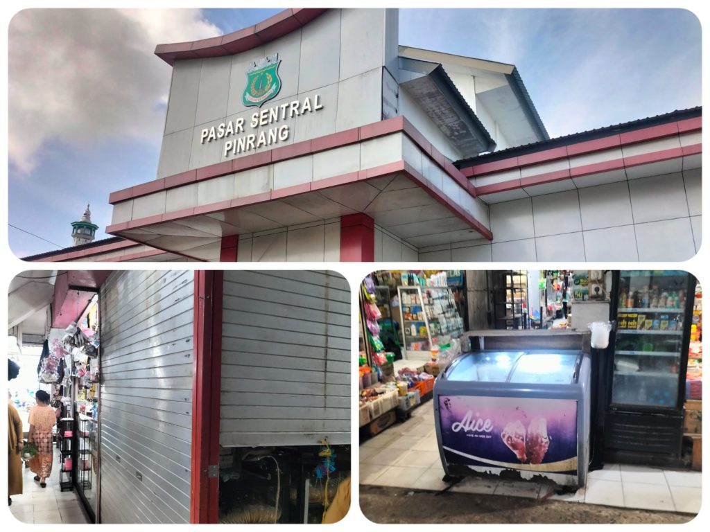 Marak Aksi Pembobolan Kios di Pasar Sentral Pinrang: Pedagan Resah