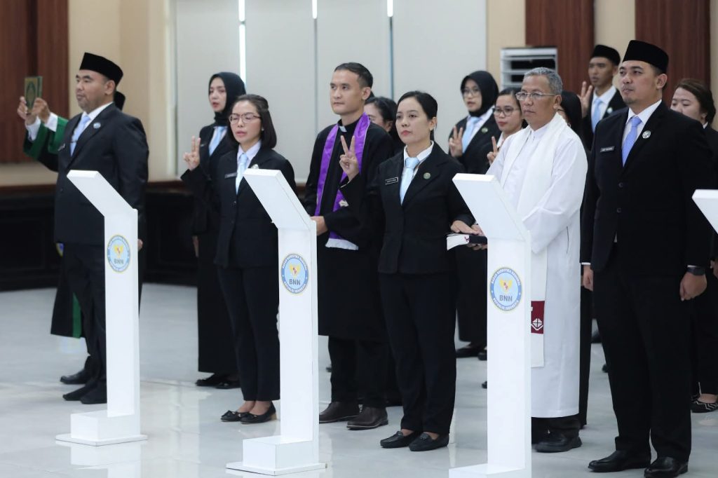 BNN Lantik 214 Pejabat, Komit Perang Lawan Narkoba untuk Kemanusiaan