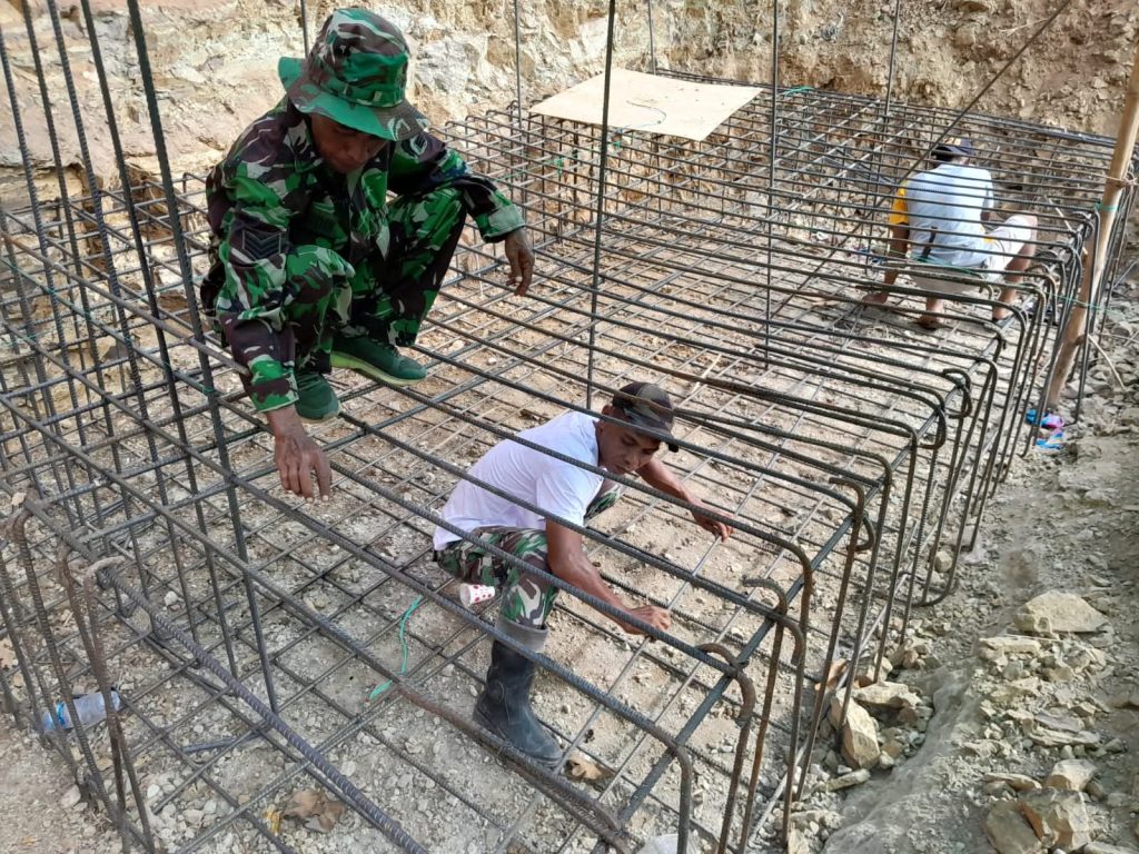 Terpantau Kerangka Fondasi Jembatan Garuda Bima Hampir Rampung
