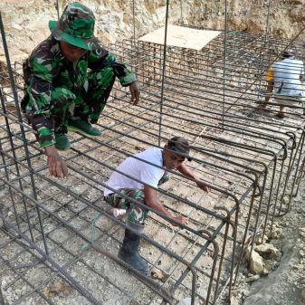 Terpantau Kerangka Fondasi Jembatan Garuda Bima Hampir Rampung