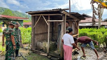 TMMD 128 Hadirkan MCK Layak di Ende, Warga Aelipo Nikmati Sanitasi Sehat