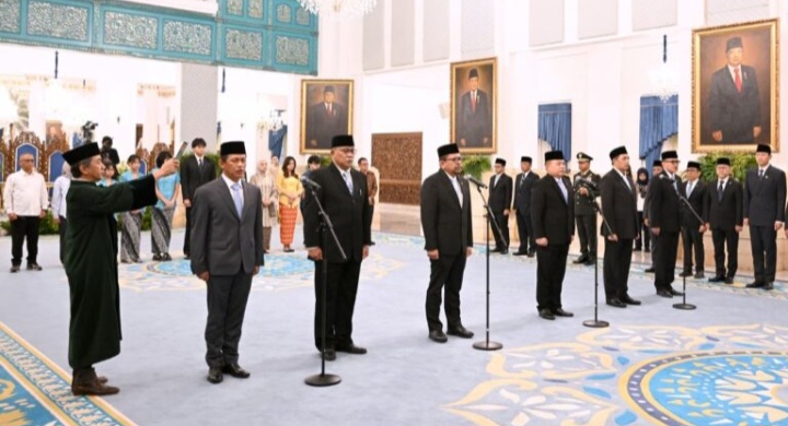 Presiden Prabowo Subianto Melantik Sejumlah Pejabat Negara