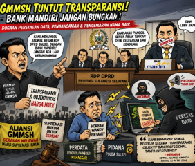 GMMSH Tunggu Jadwal RDP DPRD Sulsel–Bank Mandiri, Desak Transparansi Kasus Dugaan Peretasan Data