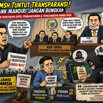 GMMSH Tunggu Jadwal RDP DPRD Sulsel–Bank Mandiri, Desak Transparansi Kasus Dugaan Peretasan Data