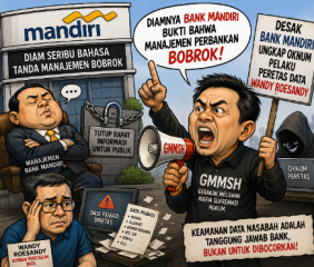 Diamnya Bank Mandiri Dinilai Bukti Manajemen Bobrok, GMMSH Desak Ungkap Pelaku Peretasan Data Wandy Roesandy