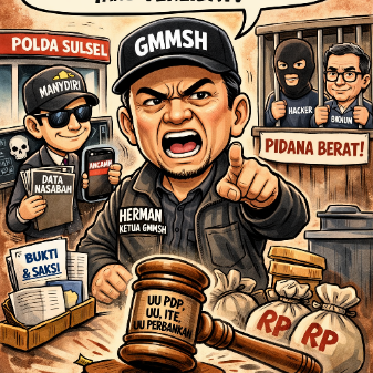 GMMSH Sulsel Desak Penegakan Hukum Dugaan Peretasan Data Nasabah Bank Mandiri 