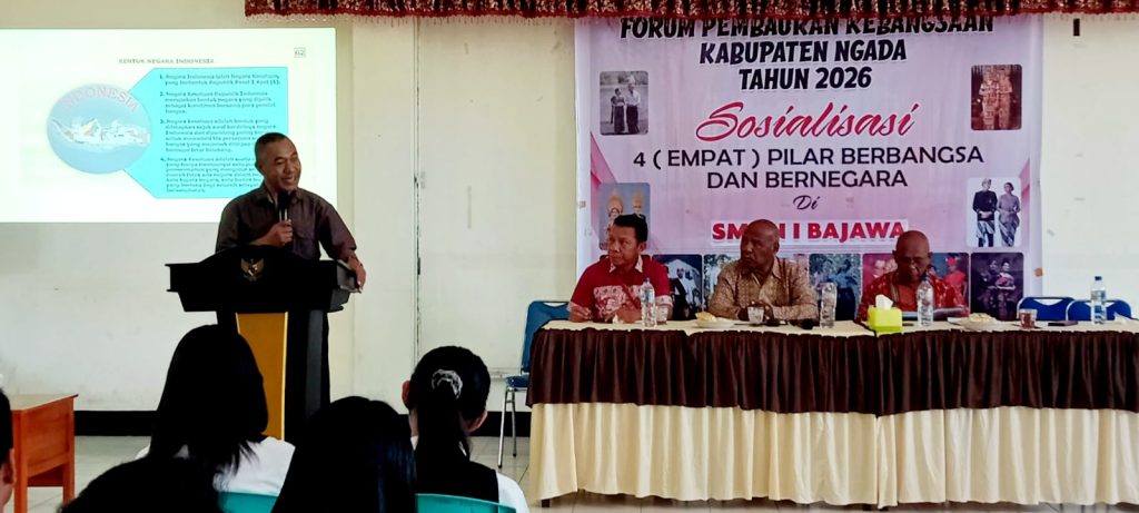 FPK Ngada Sosialisasi 4 Pilar Kebangsaan di SMA Negeri I Bajawa