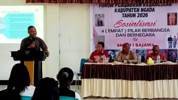 FPK Ngada Sosialisasi 4 Pilar Kebangsaan di SMA Negeri I Bajawa