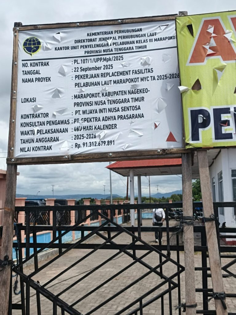 Pemasangan Tiang Pertama Pelabuhan Marapokot, Wajah Baru Pelabuhan Nagekeo NTT