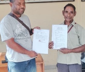 Thobias Dega Resmi Tarik Laporan Terhadap Ferdinandus Dhosa di Polres Nagekeo