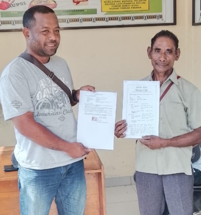 Thobias Dega Resmi Tarik Laporan Terhadap Ferdinandus Dhosa di Polres Nagekeo