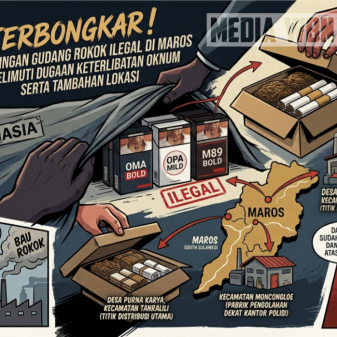 Terbongkar! Jaringan Gudang Rokok Ilegal di Maros Diselimuti Dugaan Keterlibatan Oknum Serta Tambahan Lokasi