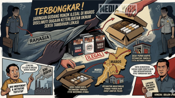 Terbongkar! Jaringan Gudang Rokok Ilegal di Maros Diselimuti Dugaan Keterlibatan Oknum Serta Tambahan Lokasi