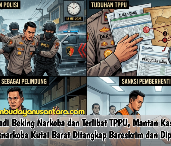 Jadi Beking Narkoba dan Terlibat TPPU, Mantan Kasat Resnarkoba Kutai Barat Ditangkap Bareskrim dan Dipecat