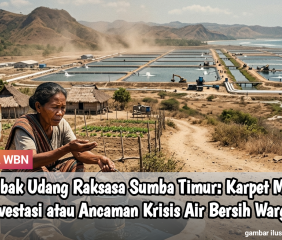 Tambak Udang Raksasa Sumba Timur: Karpet Merah Investasi atau Ancaman Krisis Air Bersih Warga?