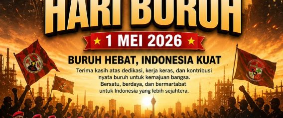 Komando Inti Mahatidana Pemuda Pancasila Sulawesi Selatan Ucapkan Selamat Hari Buruh 2026