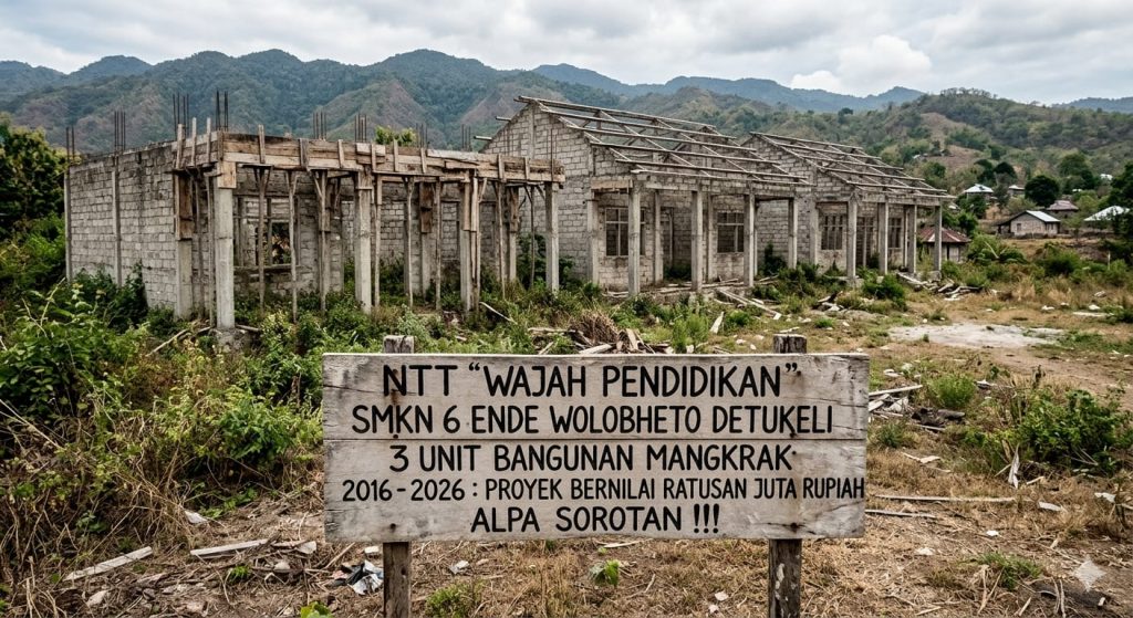 Proyek Ratusan Juta Mangkrak di SMKN 6 Ende Wolobheto Detukeli