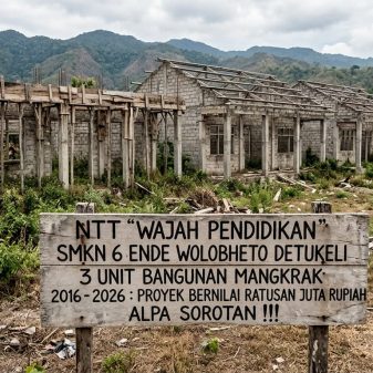 Proyek Ratusan Juta Mangkrak di SMKN 6 Ende Wolobheto Detukeli