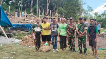 Waket DPN Tani Merdeka Indonesia Hadiri Letak Batu KDMP Larilaki Wolomeze Ngada
