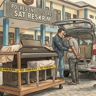 Curi Piano Gereja di Nagekeo, Pelaku Kena Bekuk Reserse Ende