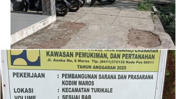 Proyek Rumah Dinas Kodim Maros Rp1,48 Miliar Disorot Tajam, Zona Merah Sulsel Desak Audit Investigatif