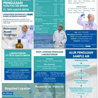 Air Bersih Bukan Sekedar Jernih: Tirta Asasta Depok Hadirkan Layanan Uji Kualitas Air untuk Masyarakat