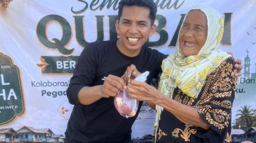 Pegadaian Hadir untuk Negeri, Salurkan Bantuan Qurban di Kepulauan Sangkarrang