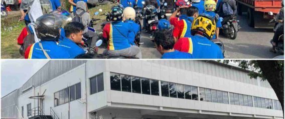 Waduh..! Gegara Upah Lembur Sudah Tidak Dibayar, Ratusan Karyawan Indomaret Geruduk Kantornya
