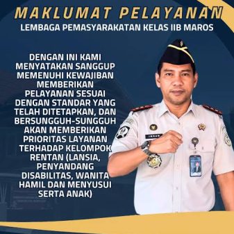 Keluarga Warga Binaan Puas dengan Pelayanan Lapas Kelas IIB Maros, Zona Merah Sulsel Apresiasi Kinerja Kalapas