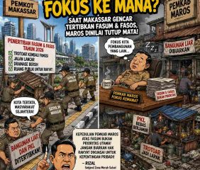 Pemkab Maros Fokus ke Mana? Saat Makassar Gencar Tertibkan Fasum dan Fasos, Maros Dinilai Tutup Mata