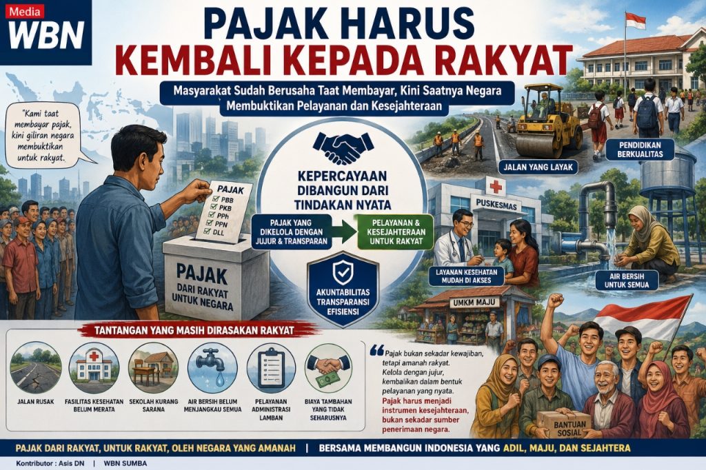 Pajak Harus Kembali Kepada Rakyat