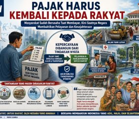 PAJAK HARUS KEMBALI KEPADA RAKYAT