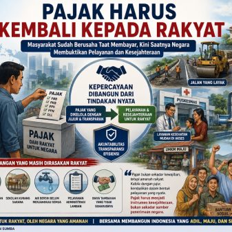 Pajak Harus Kembali Kepada Rakyat