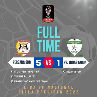 Libas Wakil Bengkulu 5-1, Persada Sumba Barat Daya Ukir Sejarah Lolos ke 32 Besar Liga 4 Nasional