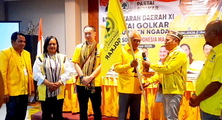 Hasil Musda: Paru Andreas Pimpin Kembali Golkar Ngada