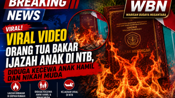 Viral Video Orang Tua Bakar Ijazah Anak di NTB, Diduga Kecewa Anak Hamil dan Nikah Muda