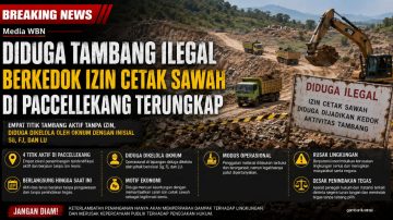 Diduga Tambang Ilegal, Berkedok Izin Cetak Sawah di Paccellekang Terungkap
