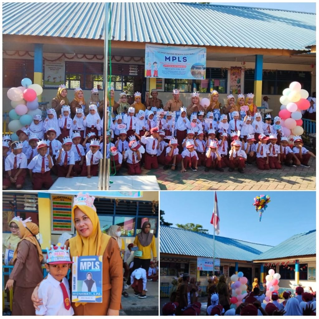 Hari Pertama Masuk Sekolah, SDN 56 Pattontongan Maros Lepas Balon Udara