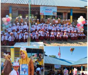 Hari Pertama Masuk Sekolah, SDN 56 Pattontongan Maros Lepas Balon Udara