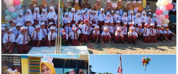 Hari Pertama Masuk Sekolah, SDN 56 Pattontongan Maros Lepas Balon Udara