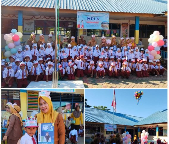 Hari Pertama Masuk Sekolah, SDN 56 Pattontongan Maros Lepas Balon Udara