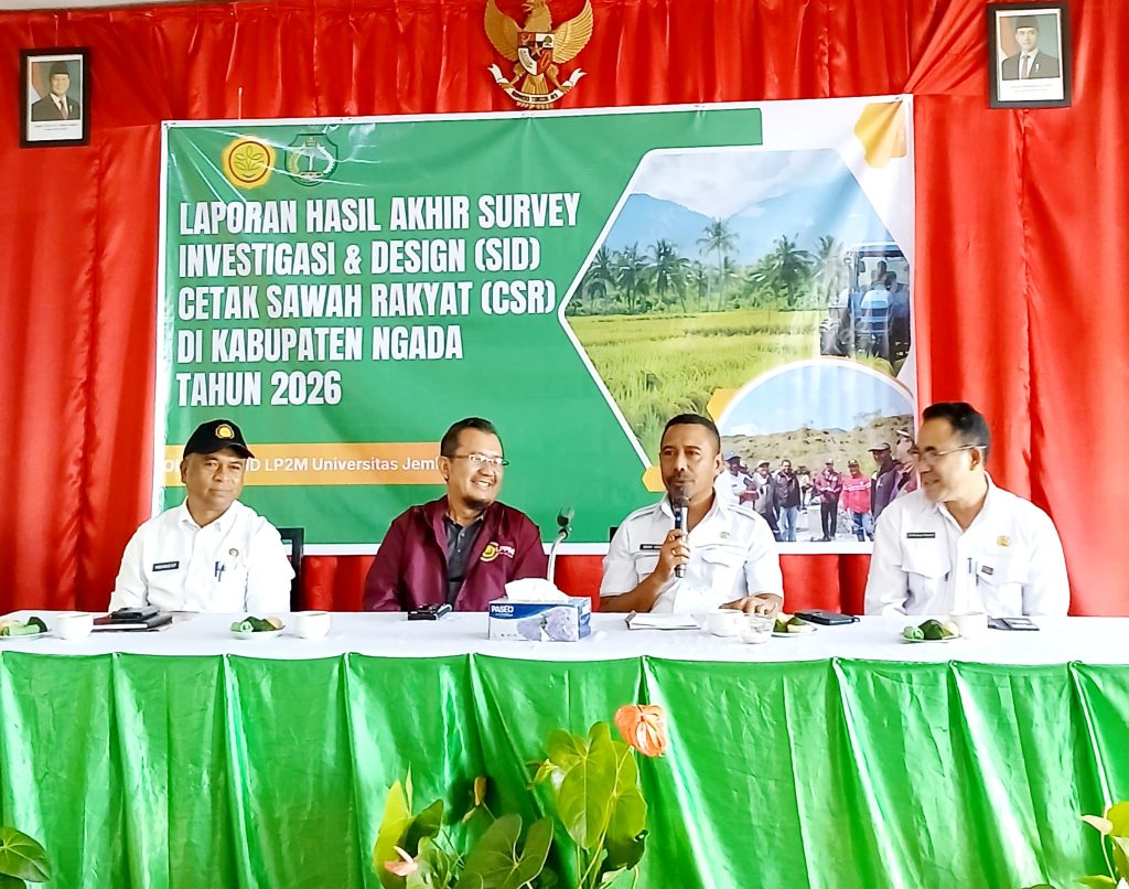 Wabup Ngada Tekankan Akurasi Data SID untuk Keberhasilan Cetak Sawah
