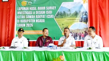 Wabup Ngada Tekankan Akurasi Data SID untuk Keberhasilan Cetak Sawah
