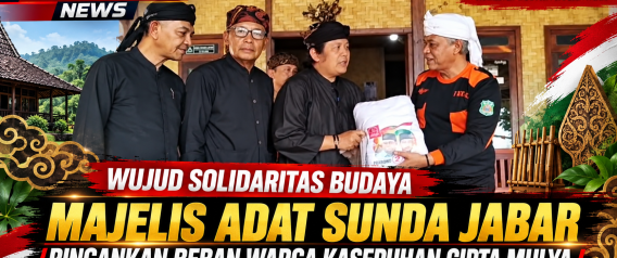 Wujud Solidaritas Budaya, Majelis Adat Sunda Jabar Ringankan Beban Warga Kasepuhan Cipta Mulya