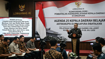 Disorot Publik, Agenda 25 Kepala Daerah Belajar Antikorupsi di Singapura Dibatalkan