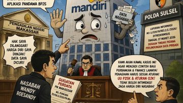 Bank Mandiri Digugat di PN Makassar, Aliansi GMMSH Kawal Dugaan Pelanggaran Data Nasabah dan Etika Penagihan