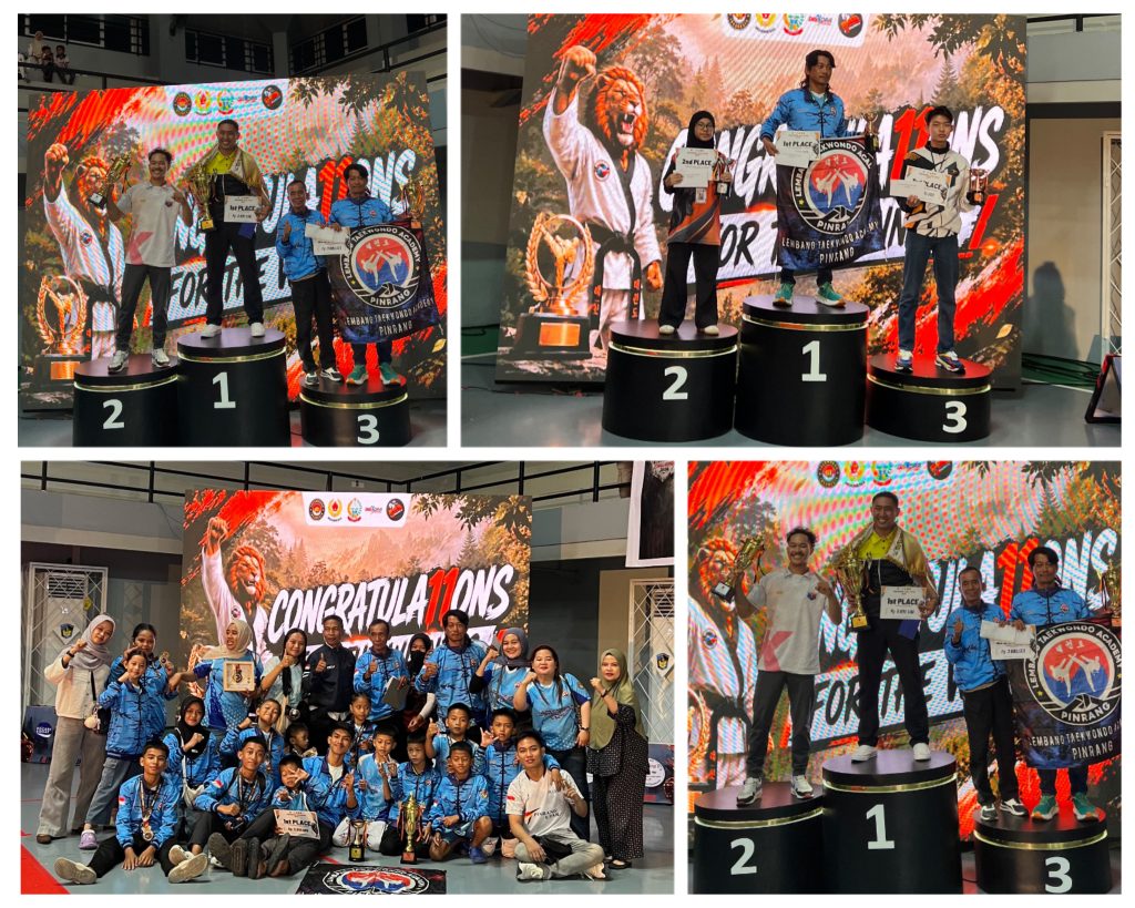 Pertama dalam Sejarah! LTA Pinrang Borong Medali dan Raih Juara Umum di GOR UMI Makassar