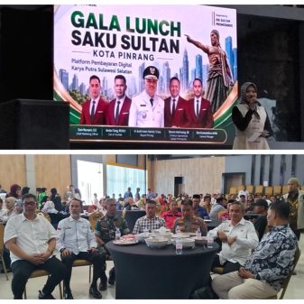 Gala Lunch SAKU SULTAN di Kota Pinrang, Dorong Digitalisasi Pembayaran Karya Anak Sulsel